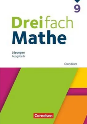 Produktbild von Dreifach Mathe 9. Schuljahr. Grundkurs - Lösungen zum Schulbuch