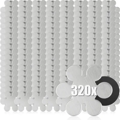 Obrázek produktu pro com-four® 320x závaží na ubrus – nerezová ocel – magnetická spona na ubrus