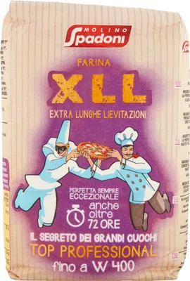 Produktbild von Farina Mehl XXL W400 1kg - Molino Spadoni