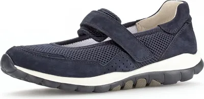 Produktbild von Gabor Shoes Rolling soft Ballerina blue Mesh/Nubuk Damen