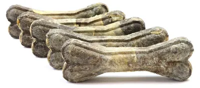 Productafbeelding van DOGBOSS 100% natuurlijke kauwbotten voor honden, rundervlees met kabeljauw, 5 stuks van 22 cm – maat 210 g (verpakking van 5)