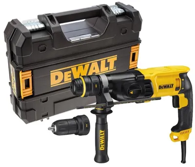 DEWALT Bohrhammer 800W D25134K mit 2,8J Schlagenergie und 13mm Schnellspannbohrfutter