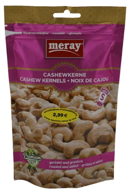 Produktbild von MERAY Cashewkerne Geröstet & Gesalzen 150g