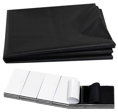 Verdunkelungsstoff 200x145 cm, zuschneidbar, für Schlafzimmer & Büro