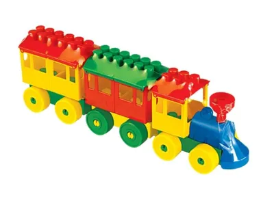 Produktbild von Baustein Eisenbahn 2 Wagons