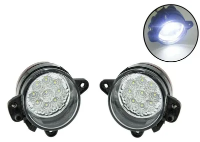 Immagine prodotto di Set di lampade a LED per i fendinebbia sul paraurti per Volkswagen Transporter T5 (2003–2010), Crafter dal 2006, Skoda F