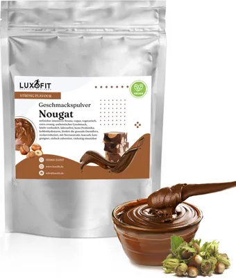 Produktbild von Nougat Geschmackspulver Flavour kalorienarm 300 g