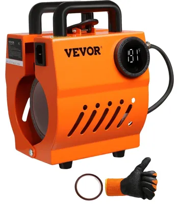 Productafbeelding van VEVOR Sublimatiepers voor mokken, mokkenpers 11-15 oz, 350 W sublimatiepers voor mokken, maximale hoogte 11 cm, diameter 8,2-8,7 cm. Draagbare mokkenpers, mokkenpers met handschoenen en sublimatiepapier