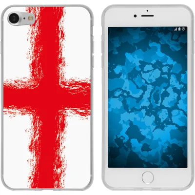 Produktbild von PhoneNatic Case kompatibel mit Apple iPhone 7 / 8 / SE 2020 Silikon-Hülle WM England M4