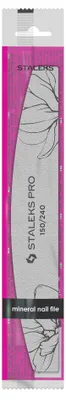 Produktbild von Staleks | Mineralfeile Halbmond Expert 40 - 40 G - 150/240 Grit - Für Künstliche Nägel - Zwei Arbeitsflächen