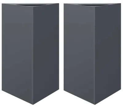 Produktbild von Stahl-Gartenpflanzer Anthrazit 50x43x75 cm