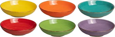 Produktbild von Studio Tavola Pastateller Sunny Summer ø 23 cm - 6 Stück