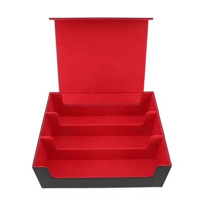 Zdjęcie produktu dla Pudełko na talię kart, etui na talię kart, etui na talię kart z magnetycznym zamknięciem, pudełko na talię kart, pudełko do przechowywania talii kart, etui na talię kart