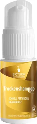 Produktbild von BIOTURM Trockenshampoo für fettiges Haar am Ansatz