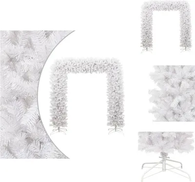 Imagen del producto de vidaXL Guirnalda navideña blanca de 240 cm - Para árboles de Navidad