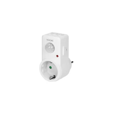 Image de Prise pour détecteur de mouvement, puissance max. 1200 W, 230 V CA, IP20