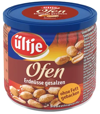 Zdjęcie produktu dla Ültje orzeszki ziemne solone pieczone w piekarniku 180g