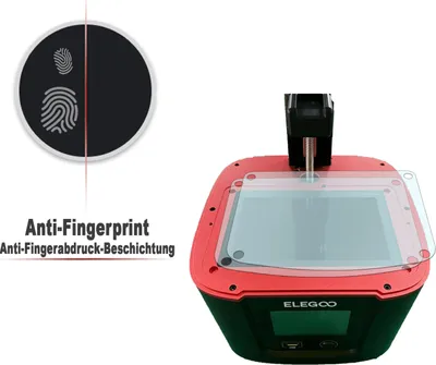 Produktbild von [2 Stück] Screen Protector passend für Elegoo Resin 3D Drucker, MARS 3 MSLA 3D Drucker 6,6 Zoll LCD Display Panel Schutzfolie