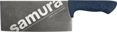 Imagen del producto de Samura-Arny, cuchillo asiático, acero AUS-8, 20,9 cm, color plateado/azul