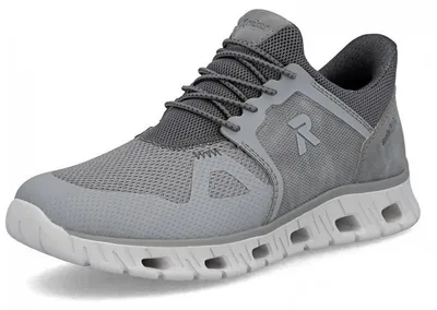 Image de Chaussures à lacets Rieker confortables, couleur grise, taille 45