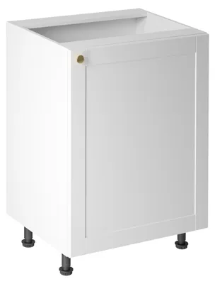 Image de Meuble bas LUMEA à une porte - largeur 60 cm, blanc