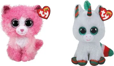 Obrázok produktu pre Ty - Plyšové hračky - Beanie Boo's - Reagan Cat & Christmas Unicorn