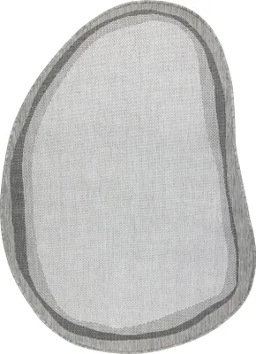 Zdjęcie produktu dla Dywan ORGANIC 2125 sizal Kamień ecru / szary - naturalny, nowoczesny nieregularny kształt beżowy 200x290 cm