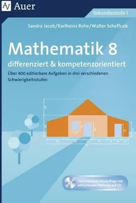 Produktbild von Mathematik 8 differenziert u. kompetenzorientiert