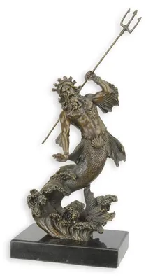 Productafbeelding van A Bronze Sculpture Of Poseidon