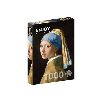 Zdjęcie produktu dla Puzzle 1000 elementów Enjoy – Johannes Vermeer: Dziewczyna z perłą