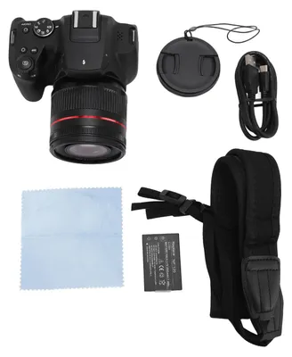 Zdjęcie produktu dla Aparat cyfrowy 4K, 64 MP, 12-krotny zoom optyczny, odchylany ekran 3,0 cala, stabilizacja obrazu, kompaktowy aparat z Wi-Fi do vlogowania w podróży