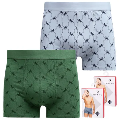 Obrázok produktu pre Pánske boxerky – spodné prádlo, veľkosť XL – 2 kusy bavlnených boxeriek – bavlnené nohavičky