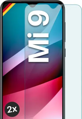 Produktbild von SCHUTZFOLIE FÜR XIAOMI MI 9 - ECHTGLAS, Stückzahl:2er Set