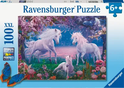 Produktbild von Ravensburger Kinderpuzzle - 13347 Bezaubernde Einhörner - 100 Teile Puzzle für Kinder ab 6 Jahren