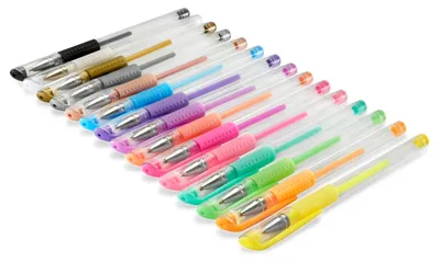 Immagine prodotto di Set di 15 penne gel Hama "Pastel & Classic" (00007564)