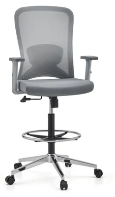 Zdjęcie produktu dla hjh OFFICE krzesło biurowe Top Work 44 W krzesło z podłokietnikami (regulowana wysokość) tkanina / siatka