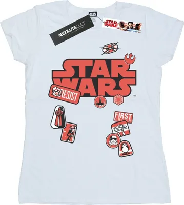 Produktbild von Star Wars - "The Last Jedi" T-Shirt für Damen BI42571 (XXL) (Weiß)