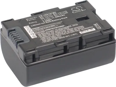 Produktbild von TECHTEK Akku Kompatibel mit [JVC] GZ-E10, GZ-E100, GZ-E200, GZ-E200AU, GZ-E200BU, GZ-E200RU, GZ-E205, GZ-E220, GZ-E245, GZ-E300, GZ-E300AU, GZ-E300BU