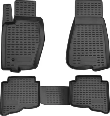 Zdjęcie produktu dla 2005-2011 Dywaniki podłogowe Jeep Commander TPE czarne 4 szt