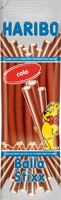 Produktbild von Haribo Balla Stixx Fruchtgummistangen mit Cola Geschmack 200g