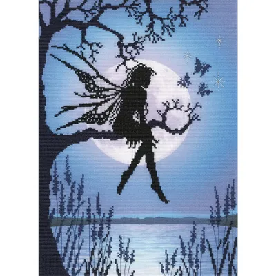Produktbild von Bothy Threads Kreuzstich-Set "Mond", 26x36cm, XE7P, Zählmuster