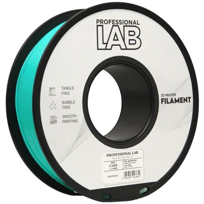 Zdjęcie produktu dla Filament Prof. Lab Petg 1.75Mm 1Kg Cyjan | Cyan