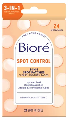Image de Patchs anti-imperfections 3 en 1 Bioré (24 pièces)