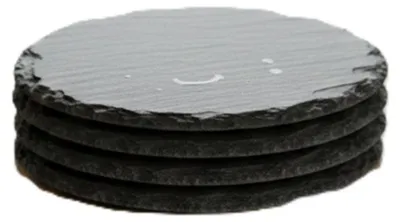 Produktbild von G. Wurm 10036712, Oval, Schwarz, Einfarbig, 100 mm, 100 mm, 4 cm