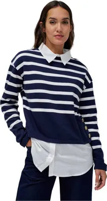 Produktbild von Salsa Jeans Twofer Sweatshirt Blau XL Frau Blau XL