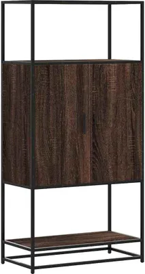 Produktbild von Highboard Braun Eichen-Optik 68x35x139 cm Holzwerkstoff Metall