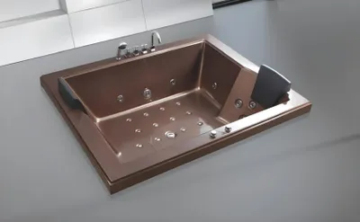 Produktbild von Whirlpool Blubberbad Hydromassagewanne Spa-Bad Whirlwanne 180x150cm