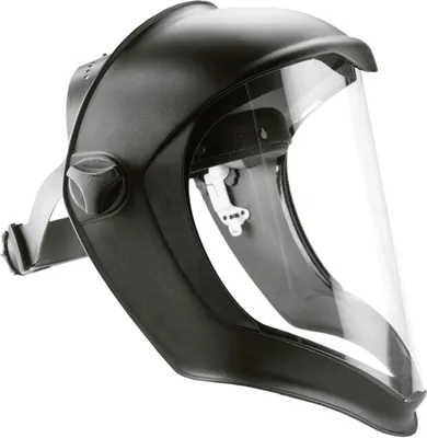 Produktbild von Honeywell Bionic Komplett-Set mit Klarer, Unbeschichteter Acetat-Visierscheib, Verstellbares Kopfband, Luftdurchlässiges Schweißband, Einheitsgröße, 1011933