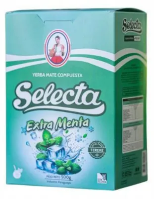 Productafbeelding van Yerba Mate Selecta EXTRA MINT - 500g MEGA MENTA 0,5kg