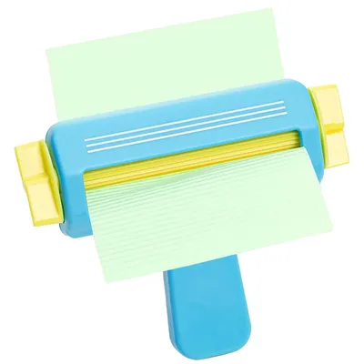 Produktbild von Manueller Präger,Papier Kräuselmaschine, Wellenform Chip Kräuselwerkzeug, DIY, Scrapbooking, Dekorationsherstellung,Blau